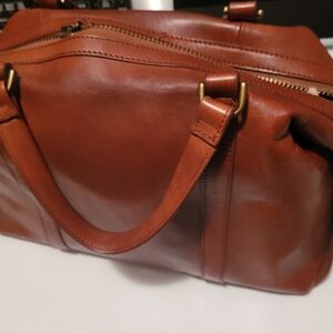 Madewell Brown Leather Satchel Preowned